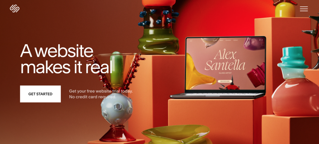 squarespace homepage