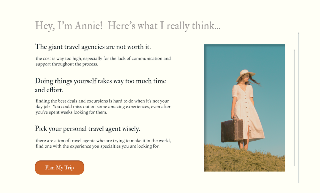 why me section. convert more clients with this 10 step landing page formula